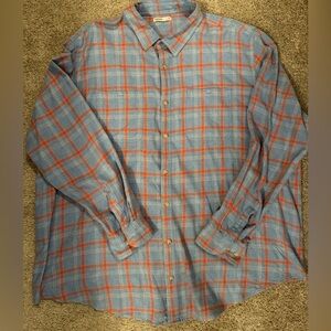 Sonoma Men’s Big & Tall Long Sleeve Button Down Shirt, 3XB